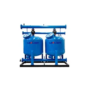 LEFILTER Automatic backwash shallow aquaculture sand filter with control system