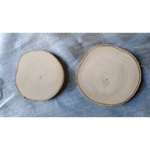 Nature Grandes Dalles de Bois Inachevées 7-8 Pouces Cercle en Bois pour Centres de Table et Décorations de Mariage-Peinture DIY - Product Image 5