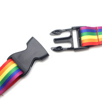 Sangle de cou personnalisée transgenre lesbienne Gay Pride Sublimation couleur cordon arc-en-ciel homosexuel LGBT avec boucle de rupture