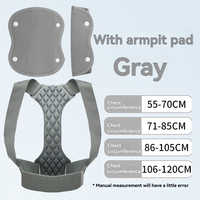 Correction de la posture anti-bossu réglable léger et respirant sans couture Correcteur de posture d'invisibilité pour la protection