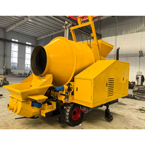 ポンプ付きDieseコンクリートミキサー30m 3/h 40m 3/h 50m 3/hコンクリートミキサー通過ポンプ付きトレーラーセメントミキサー - Product Image 2
