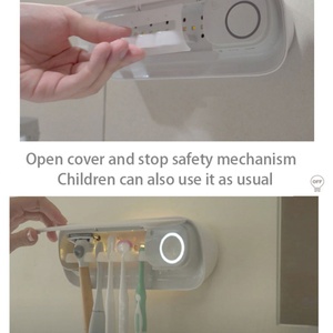 Nuevo Diseño, Soporte de Pared Inteligente para Cepillos de Dientes con Esterilizador y Batería Recargable de 3000mAh, Gran Venta - Product Image 3