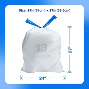 <span class=keywords><strong>Sacchetti</strong></span> per la Spazzatura da Cucina con Chiusura a Cordoncino da 13 Galloni, <span class=keywords><strong>Sacchetti</strong></span> per Rifiuti con Fondo a Ventosa - Product Image 3