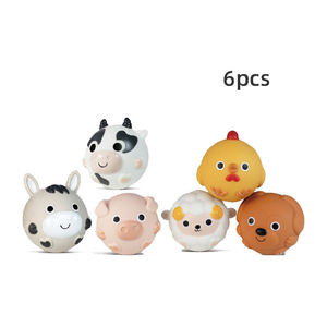 Animali da fattoria morbido <span class=keywords><strong>Gel</strong></span> <span class=keywords><strong>palline</strong></span> Set 6 pezzi giocattoli Non tossici per bambini animali | Giocattoli per lo sviluppo per neonati - Product Image 3