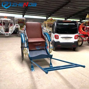 รถลากม้าแบบจีนรุ่นใหม่ ลดราคาพิเศษ แบบใช้แรงคน 2 ล้อ - Product Image 2