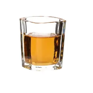 亚克力小方杯透明烈酒白酒威士忌啤酒