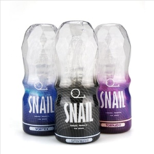 Transparente erwachsene männliche Mastur bator TPE Sexspielzeug Schnecke Eichel Training Vagina für Männer Masturbation - Product Image 1