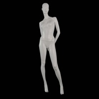 Mannequin femme corps entier, modèle sur pied, en fibre de verre, pour la mode féminine