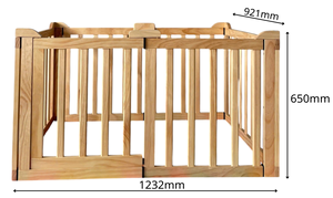 Meubles pour enfants Montessori parc en bois pour bébé sûr pour la garderie Playtime pour la pépinière facile à assembler adapté - Product Image 4