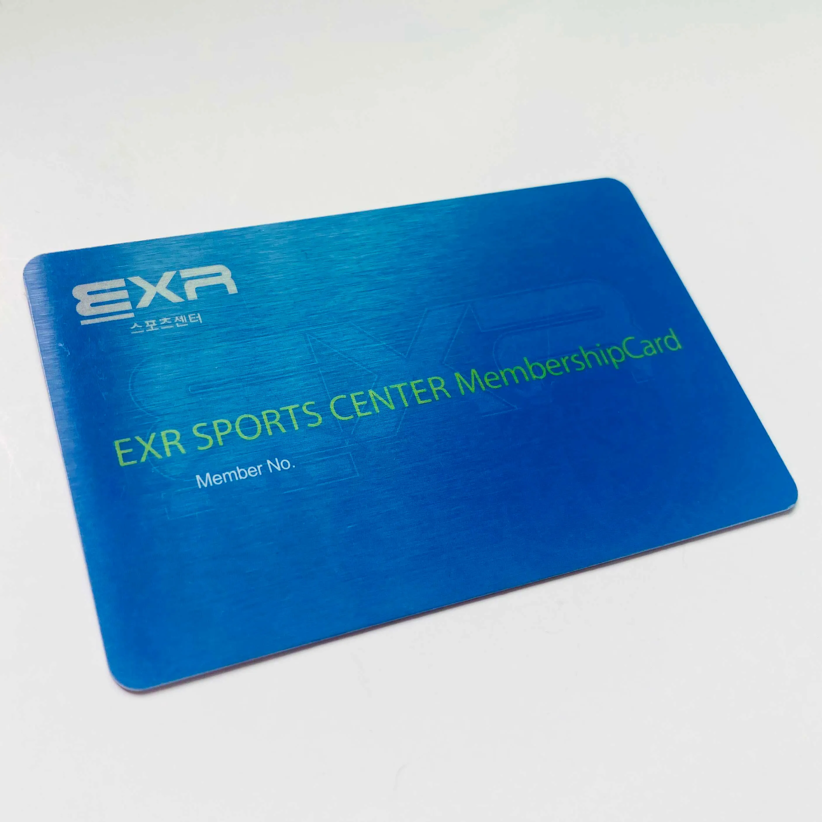 Aangepaste Afdrukken Blauw Pvc Plastic Kaart 13.56Mhz 1K Sport Lidmaatschapskaart