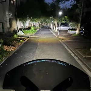 FUTURE EYES F150-S 60W Wired Backlight Switch Mini Hidden Scooter Motorcycle LED Light