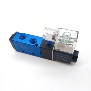 Válvula Solenoide Neumática CNJL Tipo Airtac Serie 4V200 4V210 220 230, 5/2 5/3 Vías, Cuerpo de Aluminio, Roscada, Piezas Neumáticas - Product Image 5