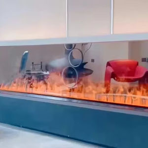 Gran oferta, <span class=keywords><strong>chimenea</strong></span> eléctrica de vapor de llama sin humo de <span class=keywords><strong>chimenea</strong></span> de niebla de agua 3D de <span class=keywords><strong>2</strong></span> <span class=keywords><strong>metros</strong></span> de longitud para Villa Hotel - Product Image 2