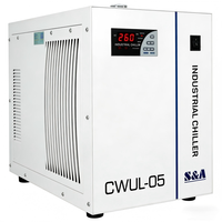 Machine de marquage laser UV haute précision 10W 355nm avec précision de 0,01 mm |   Nouveau système de refroidissement à eau 3D de table DXF/BMP/AI/DWG pour