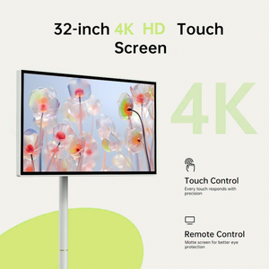 TV Portatile da 32 Pollici con Schermo Touch Screen su Ruote, Televisore Smart per Feste/Giochi/Lavoro - Product Image 3