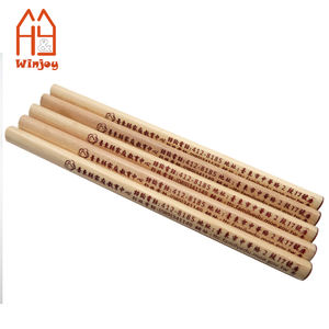 <span class=keywords><strong>Crayon</strong></span> à mine HB de 1cm de diamètre en bois naturel pour les enfants - Product Image 2