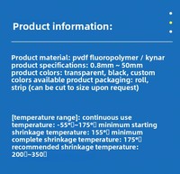 Tube thermorétractable double paroi en PEVA, rapport de rétraction 2:1, pour la protection des câbles, modèle DHRT-2, vente en gros en Chine
