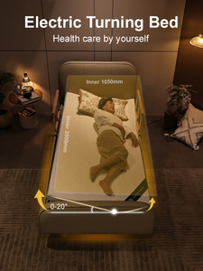 Lit médical électrique réglable pour personnes <span class=keywords><strong>âgée</strong></span>s avec fonction de retournement assisté, idéal pour les soins à domicile, les maisons de retraite et les hôpitaux - Product Image 5