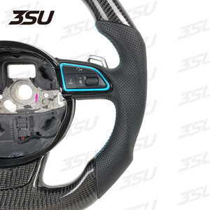 Phụ Kiện Xe Hơi sợi carbon chỉ đạo Wheel cho Audi A4 <span class=keywords><strong>A5</strong></span> A6 A7 A8 A3 Q3 Q5 RS3 rs4 S3 S4 S4 S4 S5 RS6 rs7 TT 2018 2019 2020 2021 - Product Image 4
