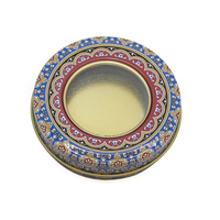 Boîte à safran en gros 3G, boîte en métal vide à motifs variés, emballage de haute qualité pour safran, boîte à safran à motifs variés