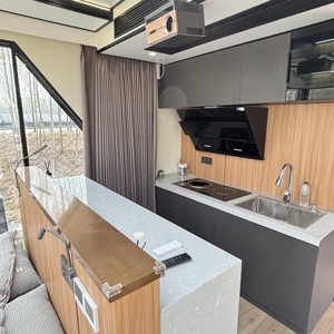 La Casa Modular Prefabricada de Acero Móvil es una Villa Triangular de Dos Pisos Utilizada para Habitaciones y Oficinas de Hoteles - Product Image 2