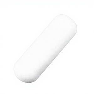 <span class=keywords><strong>Rouleau</strong></span> de <span class=keywords><strong>peinture</strong></span> en <span class=keywords><strong>mousse</strong></span> blanche <span class=keywords><strong>mini</strong></span> de 4 pouces, qualité industrielle et bricolage, faible densité, avec design arrondi double face pour la réparation des murs, OEM - Product Image 1