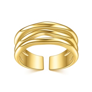 Vòng Mạ Bạc Nguyên Khối 3 Năm Chống Xỉn Màu, Nhẫn Mạ Vàng, Không Đính Đá, Nhẫn Bạc - Product Image 4