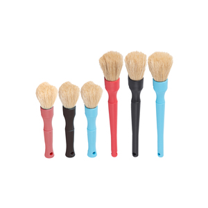 <span class=keywords><strong>Cepillo</strong></span> de detalle de lavado de coches de pelo de jabalí suave <span class=keywords><strong>Natural</strong></span> para detalles Ultra en señales de coche, aberturas de ventilación de ruedas - Product Image 6