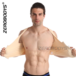 MEISU T013 Post Surgery Liposuction Chest Binder <strong>Vest</strong> Bodyshaper <strong>Compression</strong> Breast Slimming Shaper <strong>for</strong> <strong>Mens</strong> - Product Image 6