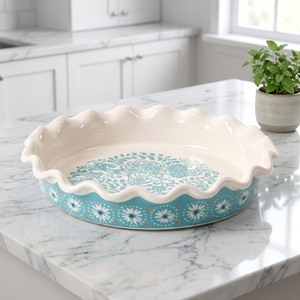 <strong>Ceramic</strong> Bread Baking <strong>Dish</strong> Porcelain Pan <strong>Pie</strong> Cake <strong>Dish</strong> - Product Image 4