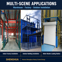 Plateforme élévatrice hydraulique Shenghua pour entrepôt et stockage, idéale pour le chargement et le déchargement