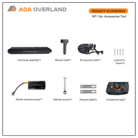 Réservoir d'eau de camping Ada Overland grande capacité, étanche, monté à l'extérieur pour 4x4 tout-terrain / camion / SUV