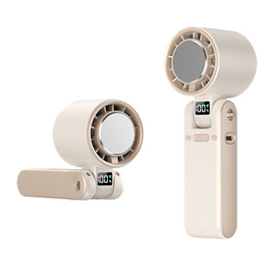 New <b>handheld</b> folding cooling USB <b>fan</b> rechargeable suitable for student dormitories brushless motor - Product Image 5