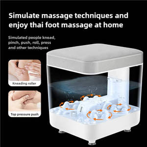 3 ב 1 רגל רב תכליתיים ספא אמבטיה עיסוי גראפן מחוממת משטח ישיבה צואה - Product Image 5