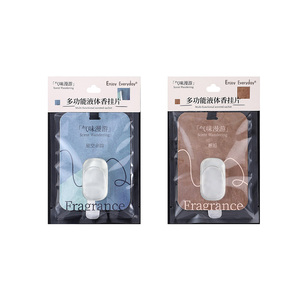 Désodorisant de <span class=keywords><strong>voiture</strong></span> personnalisé en coton au musc blanc et bois de santal, parfum frais et durable à évaporation naturelle, à suspendre - Product Image 6