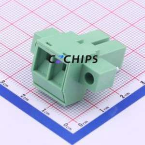 KF2EDGSKM-7.62-2P Plug-in Terminal Block P=7.62mm Connector Plug Screw Fixing 1x2P 7.62mm - Product Image 2