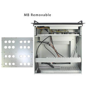 4U 6U 19inch máy chủ công nghiệp Chassis cổ LCD và Bàn phím thiết bị truyền thông trường hợp - Product Image 2