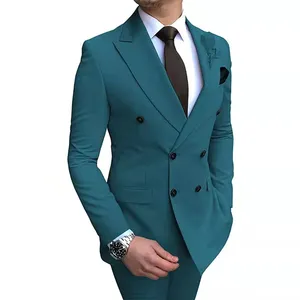 Trajes de oficina ajustados para hombre, traje de negocios de la mejor calidad, personalizado, nuevo, 2021