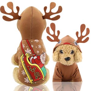 Urlaub Winter Hund Weihnachten Pullover Kostüm Haustier Kleidung für Weihnachten - Product Image 5