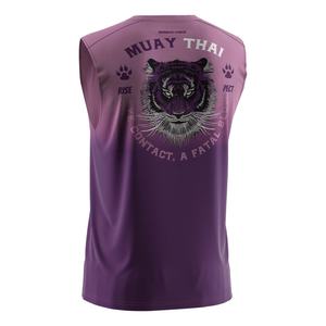 T-shirt de Muay Thai de sublimation de qualité supérieure et tendance, vêtements de boxe originaux, gilet de sport UFC, portefeuille - Product Image 4