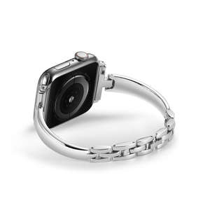 Chaîne de bracelet en acier inoxydable pour <span class=keywords><strong>Apple</strong></span> IWatch Series 9 8 7 <span class=keywords><strong>6</strong></span> Bracelet universel pour <span class=keywords><strong>femme</strong></span> Bracelets de montre en métal 38mm 42mm 45mm - Product Image 5