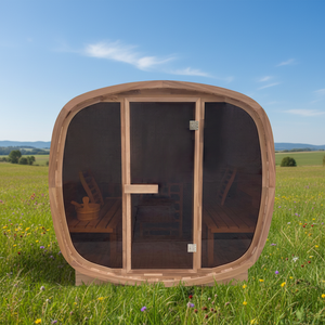 Sauna en <span class=keywords><strong>c</strong></span>èdre rouge canadien de luxe, réduction de 10% |   Sauna de jardin extérieur imperméable |   Maison préfabriquée pour 2 à 4 personnes avec <span class=keywords><strong>spa</strong></span> - Product Image 1