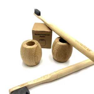 Tête de brosse à dents pour soins bucco-dentaires Brosse buccale de remplacement avec manche en bambou biodégradable de marque privée