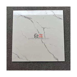 Bức tường phía trước sứ phòng tắm hiện đại gạch 60 60 Trắng Carrara nội thất sàn đá cẩm thạch tường ban công thiết kế hình ảnh 60x60 gạch lát sàn - Product Image 2