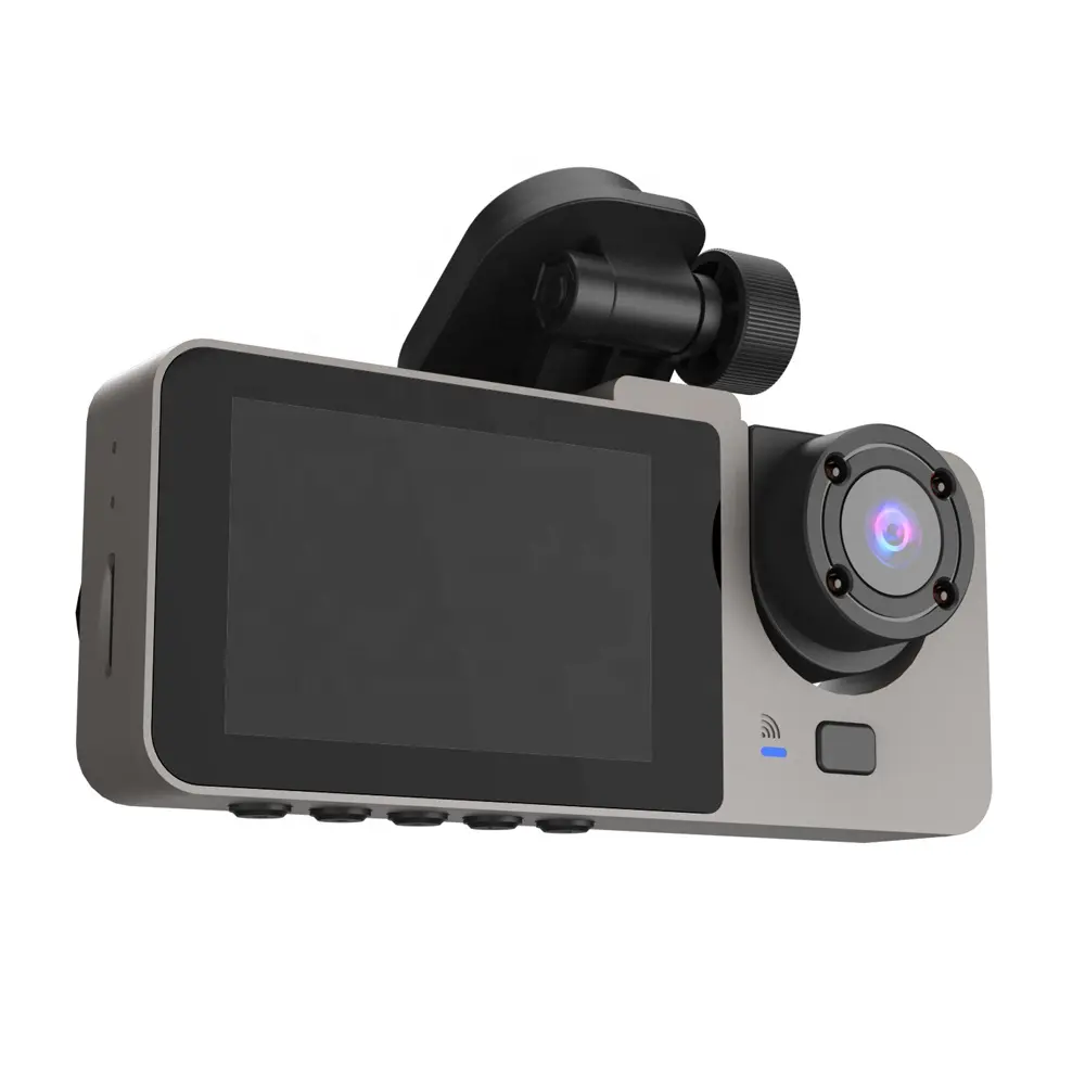 Hot Sale 2.0 Inch Ips Screen Dash Cam 1080p 3 Lens Car Black Box Video Camera 140 Degree Wide Angle Car Dvr Vehicle Recorder