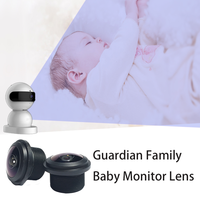 Objectif CCTV OKS 3190 HD 1/3'' HFOV 190 à monture C, mise au point manuelle, 1,78 mm F2.0 avec moins de 9 % de distorsion pour les drones et les caméras de voiture