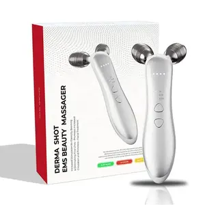 Beauty Device EMS Face Body Massage Relaxation Lifting Wrinkle Remover Y Shaped Slim Face Neck Contour Sculpting Roller