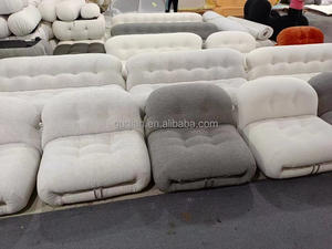 Sofá de Lujo de Diseño Nuevo para el Hogar, Muebles de Sala de Estar de Hotel, Sofá Individual de Terciopelo de Mohair, Sofá de 3 Plazas, Sofá Hippopotamus <span class=keywords><strong>Soriana</strong></span> - Product Image 5