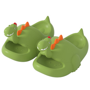 Sandales d'intérieur et d'extérieur pour hommes, motif dinosaure mignon, confortables, à bout rond, tendance mode, avec semelle extérieure en EVA, amusantes pour l'été - Product Image 5
