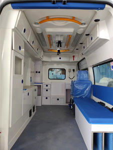 Usine chinoise nouveau Design 5 sièges 4 roues oxygène hôpital premiers soins d'urgence ICU moteur Diesel véhicule d'<span class=keywords><strong>ambulance</strong></span> - Product Image 2